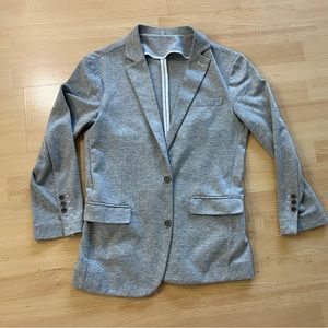 State and Liberty Unstructured knit light grey blazer. Size 38
